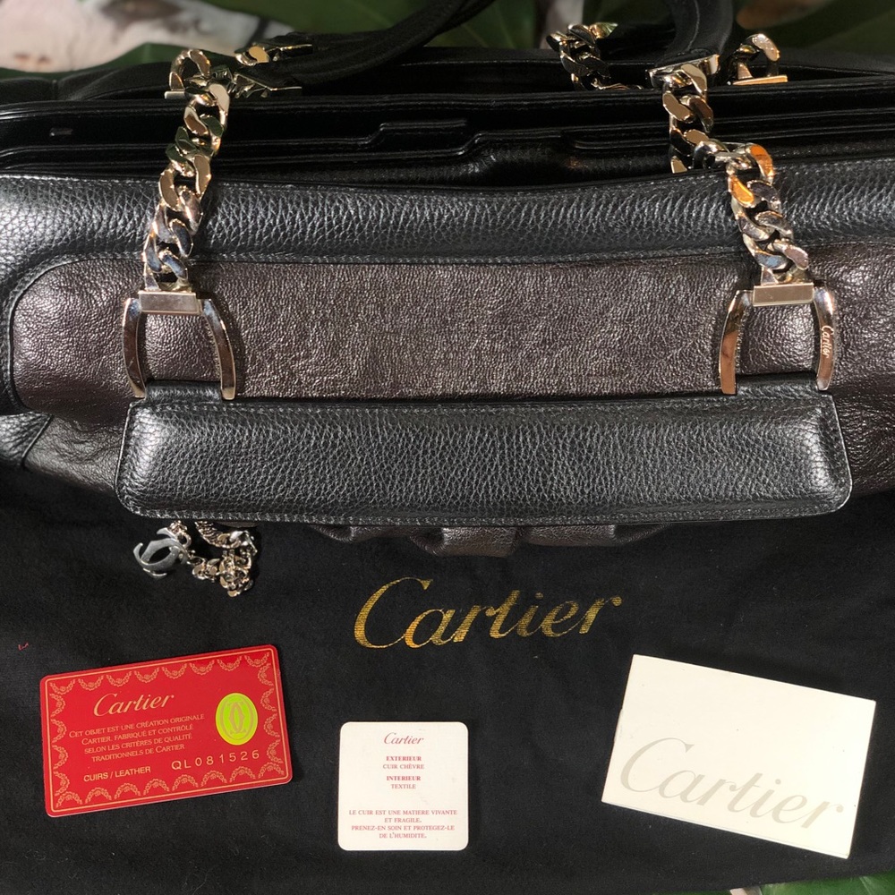 Authentic Cartier La Dona Frame Chain Bag - Picture 2 of 8